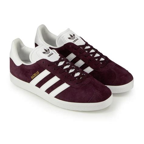 adidas dames sneakers grijs met bordeaux rood|adidas Gazelle.